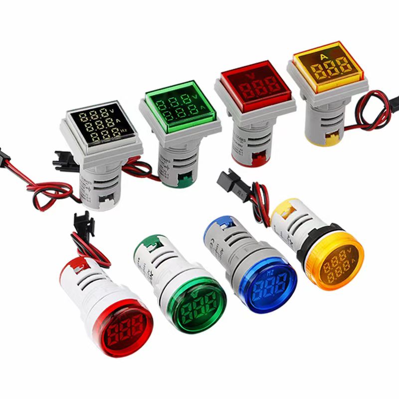 22m Mini Viostmeter / AMmeter / Hertz Meter LED ya Digital Chizindikiro
