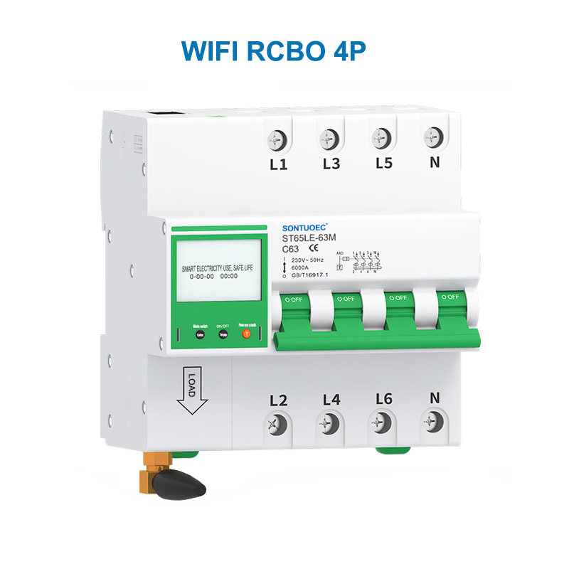 Iot Fluelluit Breaut Wifi MCB RCBO