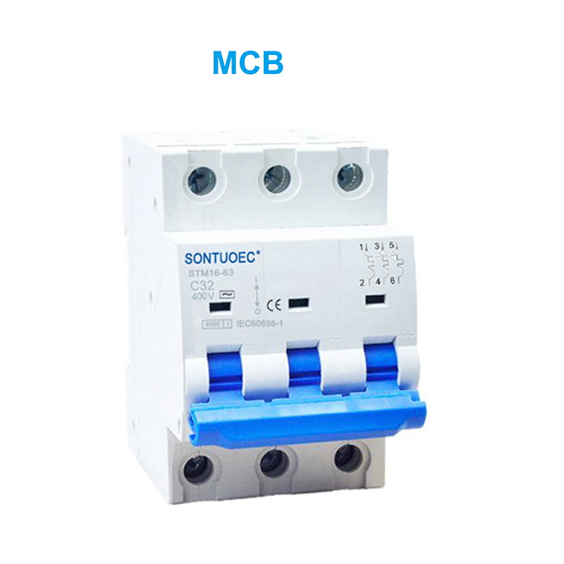 Stm16-63 Miniature Greeker 6KA 1p 2p 3p 4p 16A 230 / 400v mcb
